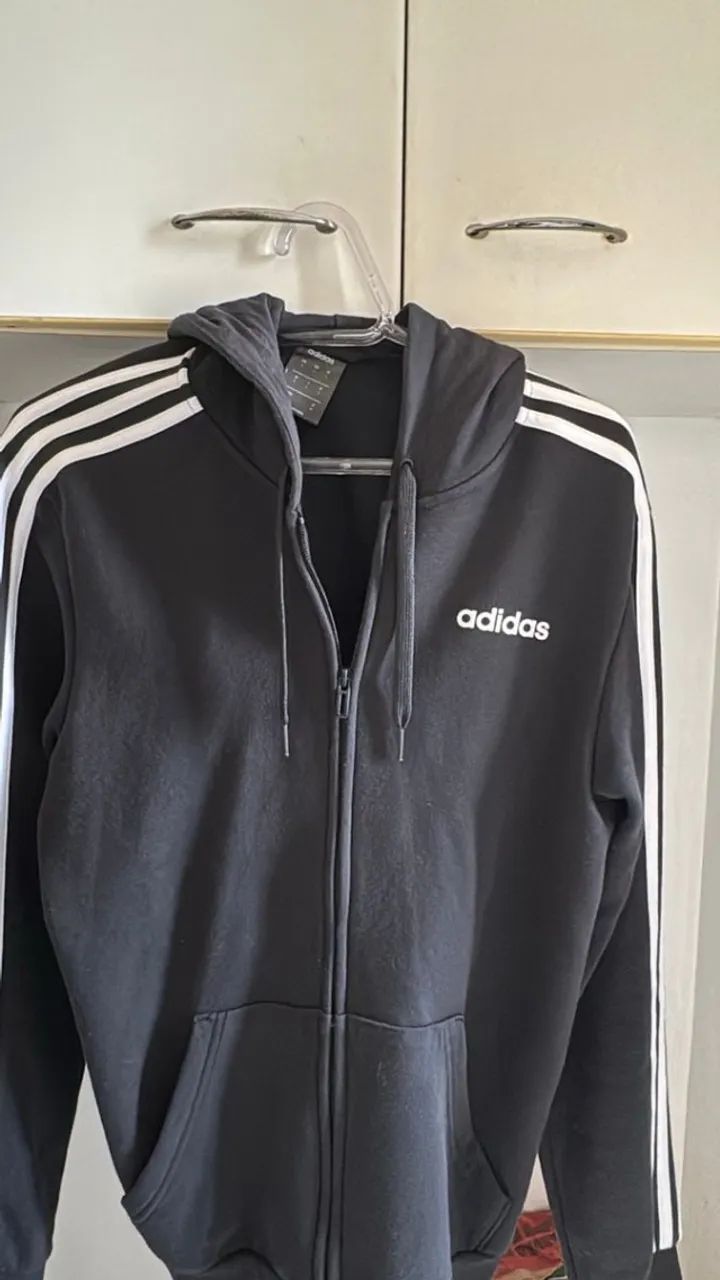 moletom zíper adidas original - p  - Foto 2