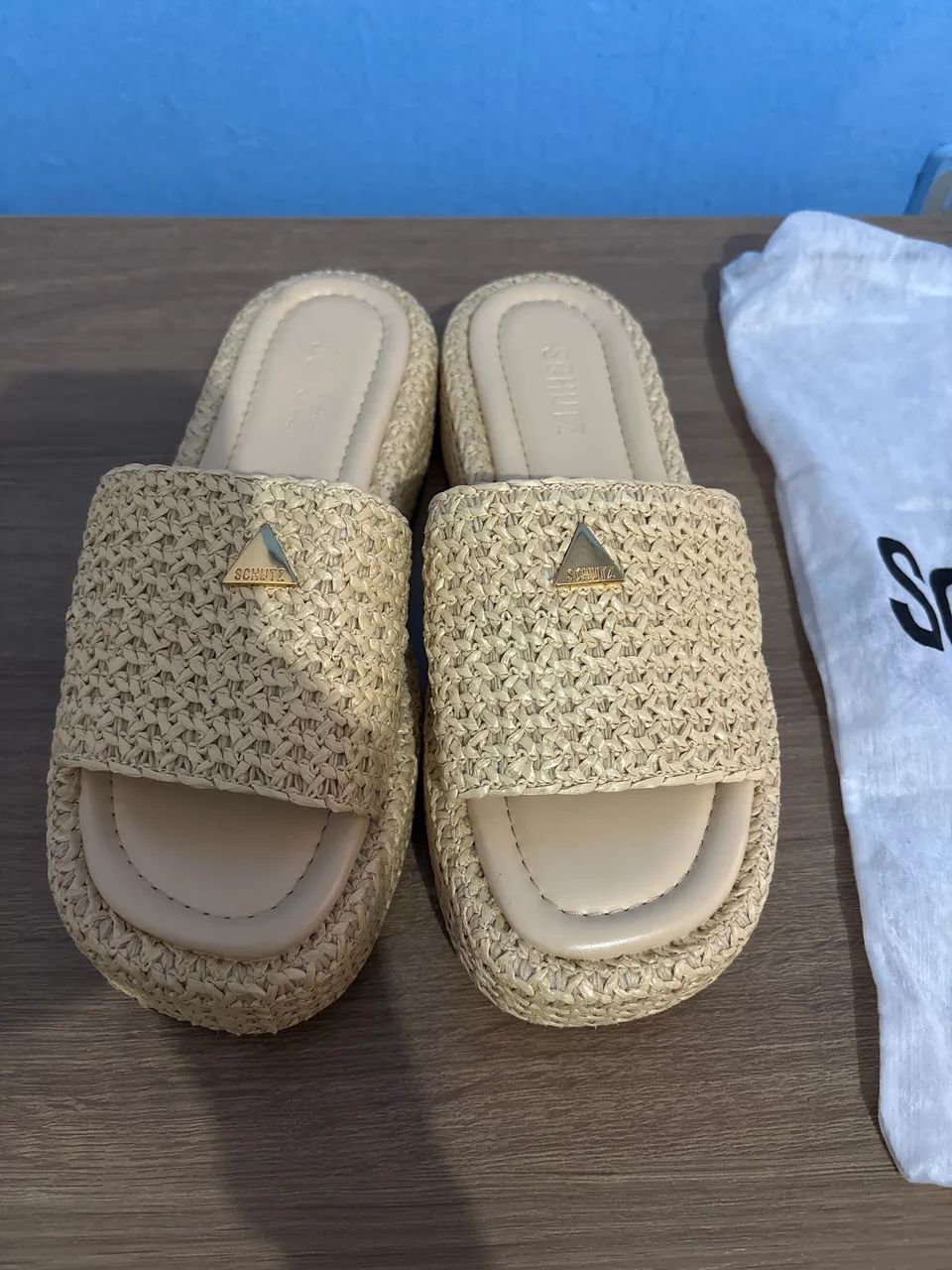 Papete Viena Flatform Bege