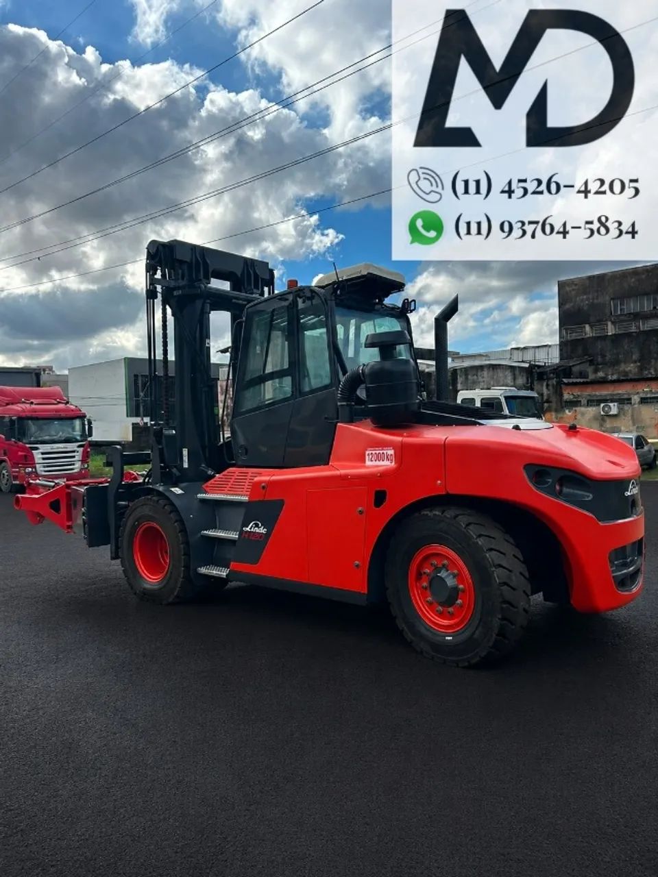 Tyre Handler Empilhadeira 12 Toneladas - Foto 4
