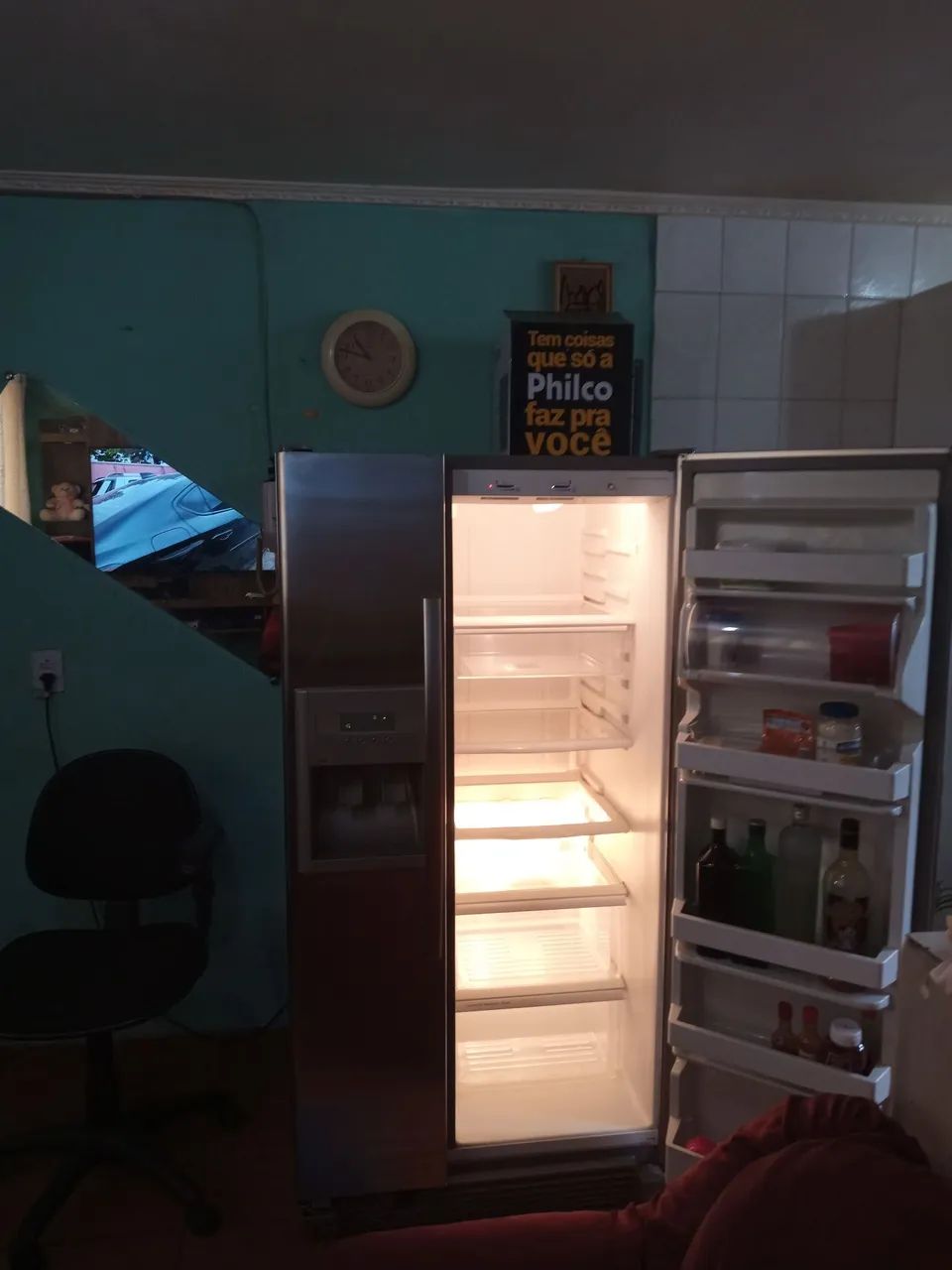 Geladeira Side Bay Side Super Conservada 