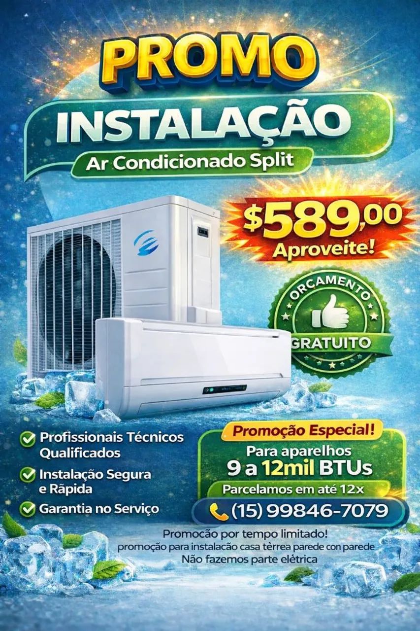 Instalação ar condicionado split ? Manutenção Higienização  - Foto 2