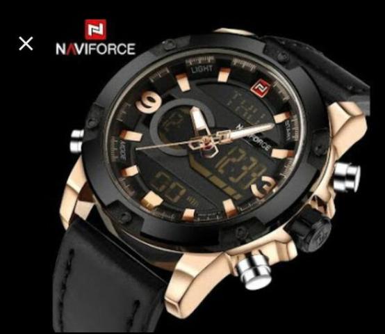 Relógio naviforce original analógico e digital lacrada promoção só hoje - Foto 2