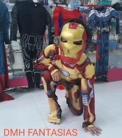 Fantasia homem infantil de ferro apenas 220,00 ate 4x nos cartoes