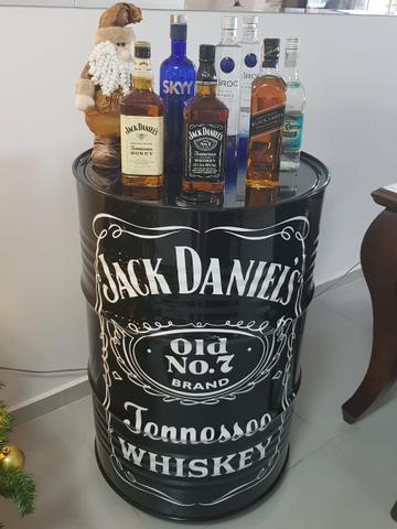 Tambor Barril Tonel Decorativo Jack Daniel's x 12x R$ 25,0 x Entrega Grátis x Garantia 3