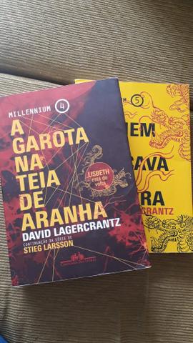 Livros 4 e 5 da série millennium