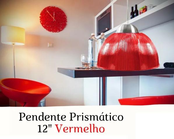 Luminária Prismática x 12 x R$ 7,99 x Entrega Grátis x Garantia 3 m - Foto 4