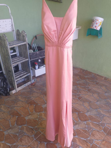 vestido rose olx