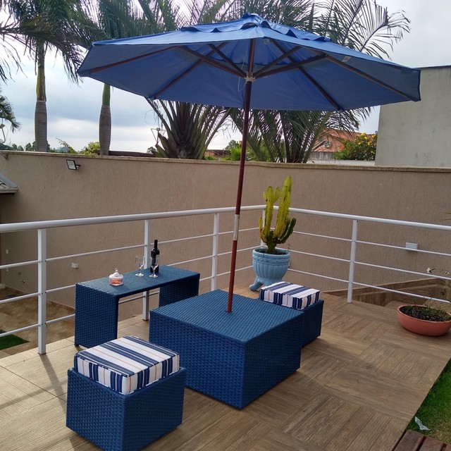 Kit ombrelone  / mesa puffs - Foto 6