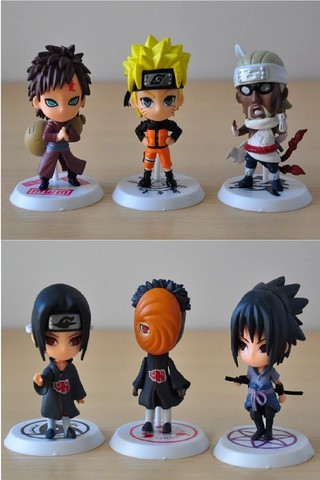 06 Miniaturas Bonecos: Naruto = Entrego em Estação = Aceito Cartão de Crédito - Foto 2