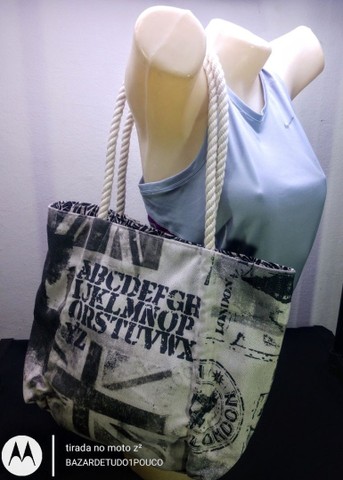Bolsa  de  lona Praia ou dia a dia