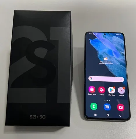 Smartphone Samsung Galaxy S21 Plus 128gb - Produto Seminovo com 3 meses de garantia
