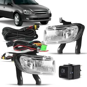 Kit Farol de Milha Classic 11-16 com Botão Original