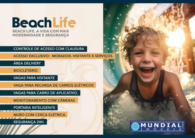 Condominio Beach Life  estilo Resort praia 24 horas - Foto 2