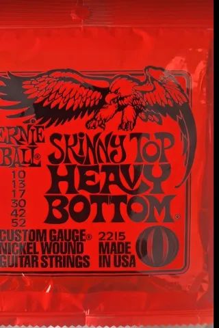 Corda Ernie Ball 010 Skinny Top Heavy Bottom Slinky Níquel para Guitarra