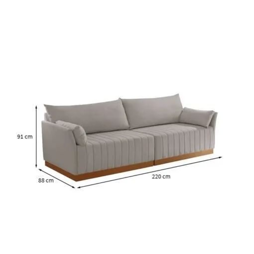 Sofá Fixo Super Luxo IMPERDÍVEL p76 - Foto 2