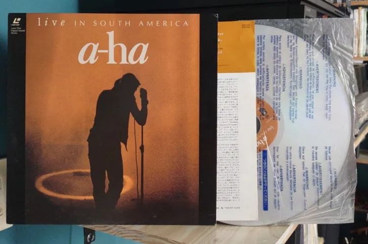 LD LaserDisc A-Ha Live in South America Edição Japonesa - CDs