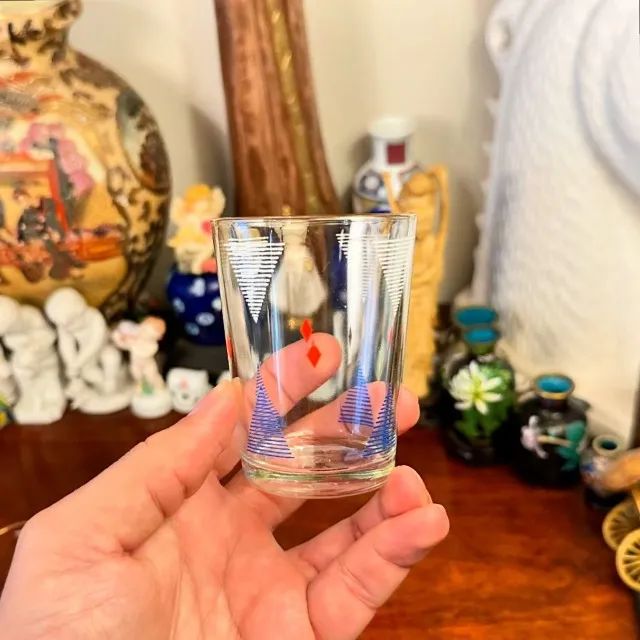 Elegante conjunto antigo em vidro. - Foto 6