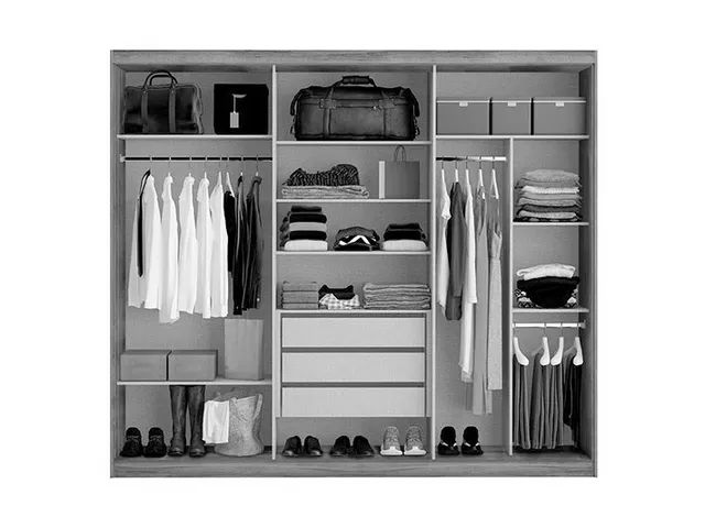 Guarda Roupa Ripado 6 Portas a76 - Foto 2