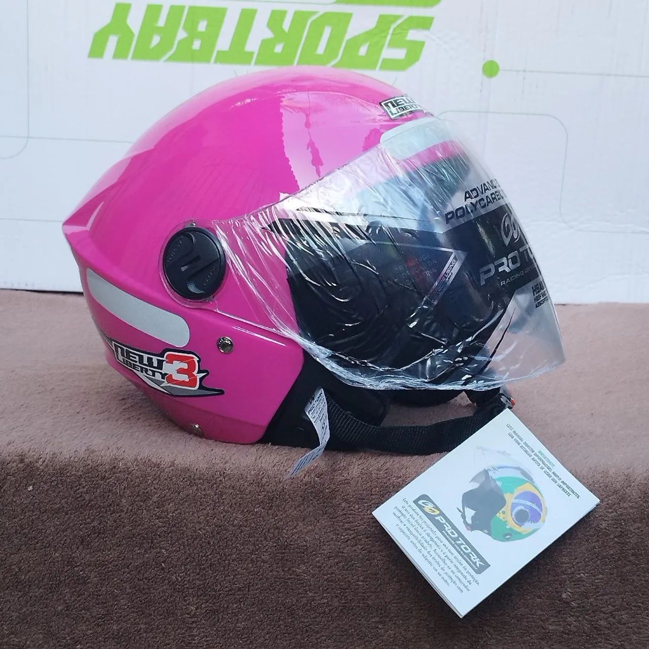 Capacete feminino 56 novo