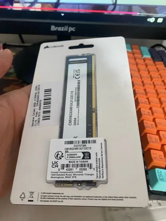 Memória RAM Corsair ValueSelect DDR4 8GB 2133MHz - Foto 3