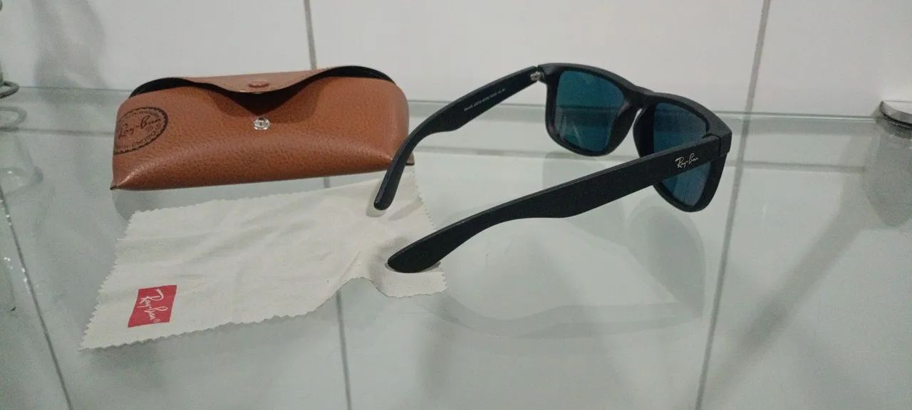 Óculos de sol Ray-ban Justin Lente Red original  - Foto 5