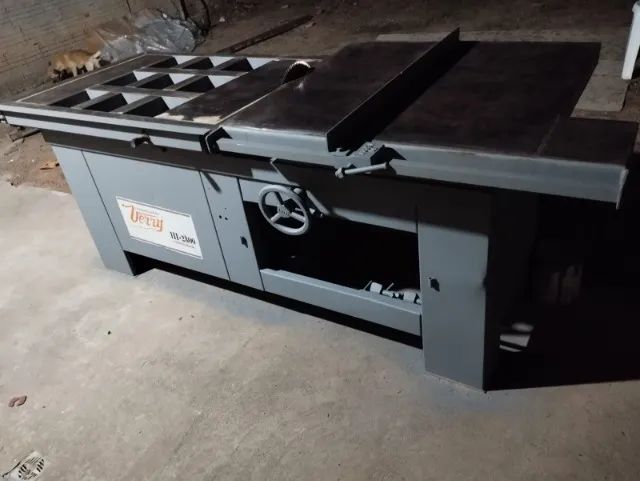 Esquadrejadeira profissional verry III corte reto motor de 3cv trifásico Valor 4.000 aceit - Foto 4