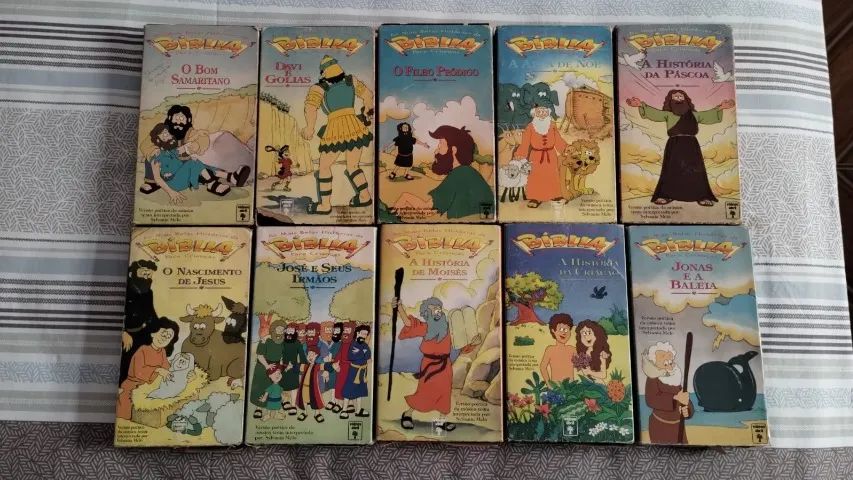 Fita Vhs Histórias Da Páscoa Em Desenho 10 Vol #av