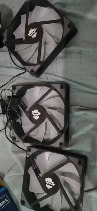 Fans para gabinete pc 3 peças com iluminação