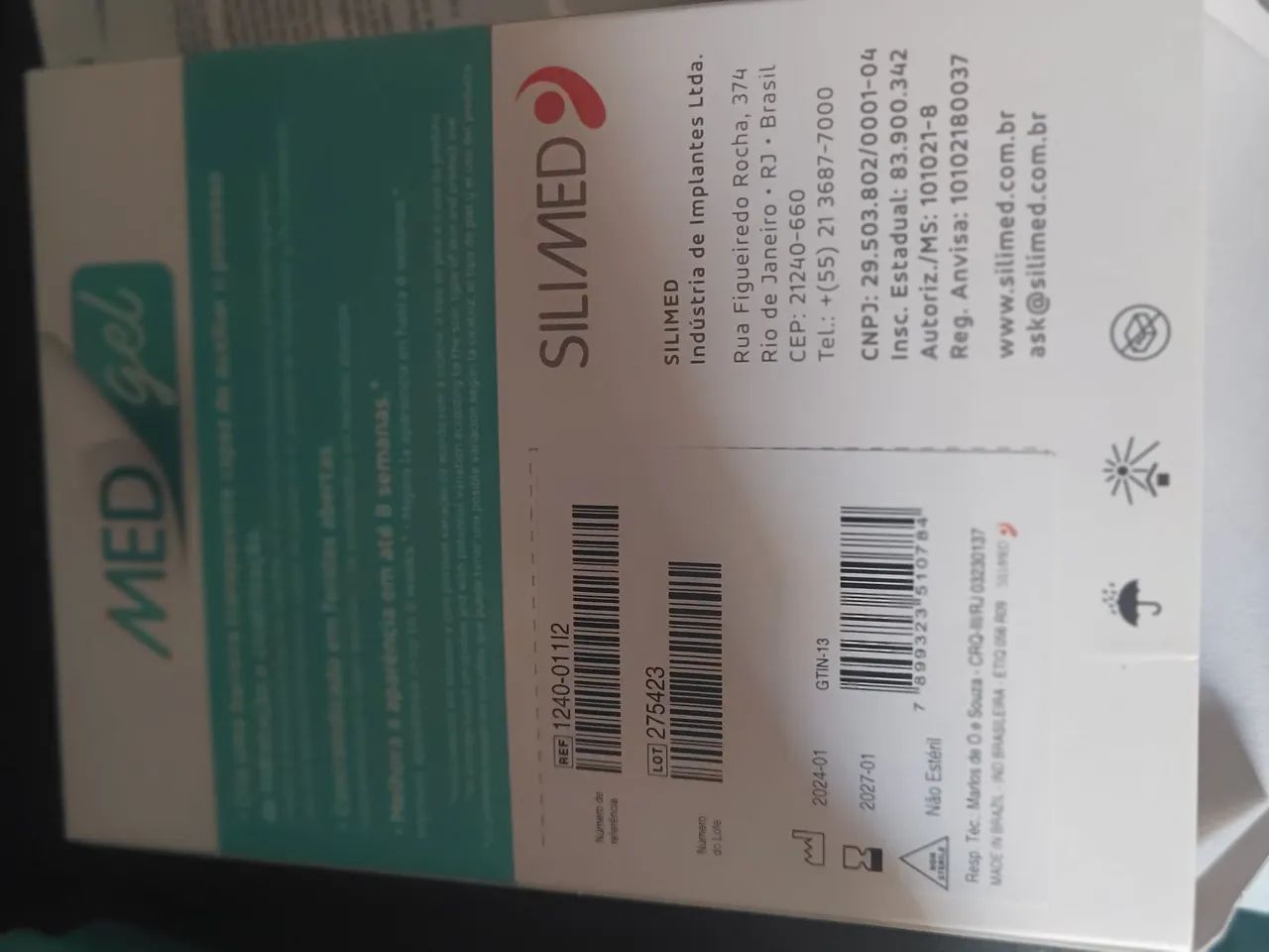 FITA DE SILICONE SILIMED MEDGEL 2 UNIDADES TAMANHO 30X2 - Foto 4