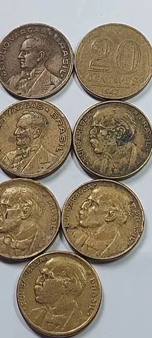 Lote cOM 12 Moedas Antigas =20 centavos (1945 A 1956) Muito Bem Conservadas MBC - Foto 4
