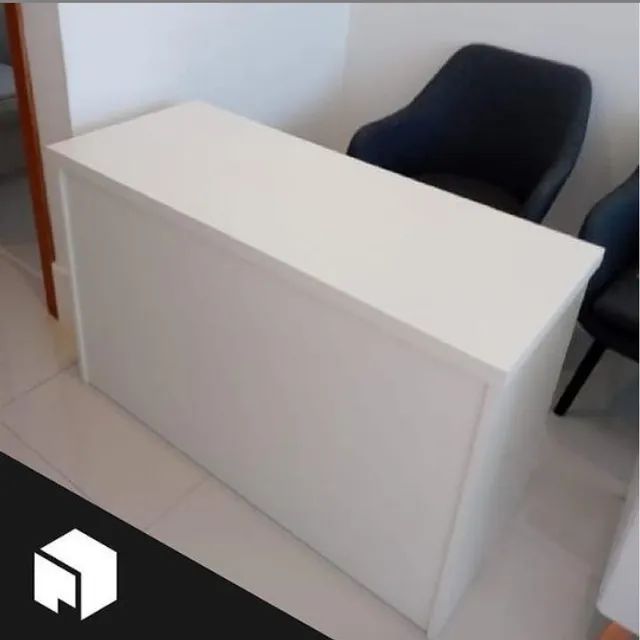 Mesa reta simples 150cm - Foto 2