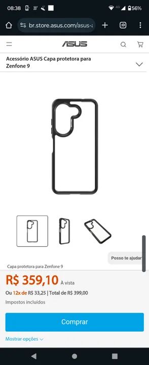 Capa Original Asus para ZenFone 9 - Foto 3