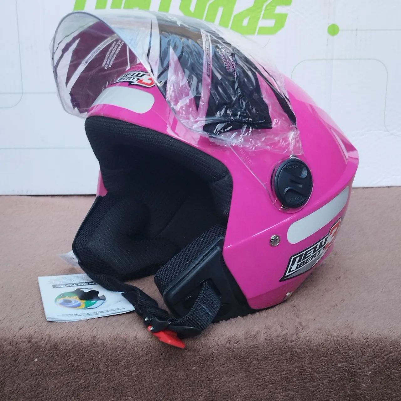 Capacete feminino 56 novo - Foto 3