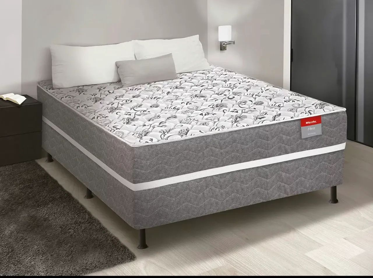 Cama box casal conjugada