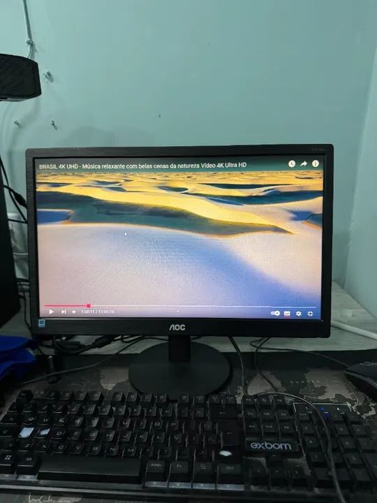 Monitor Aoc Led, 18.5 polegadas, Widescreen, Vga - E970swnl
