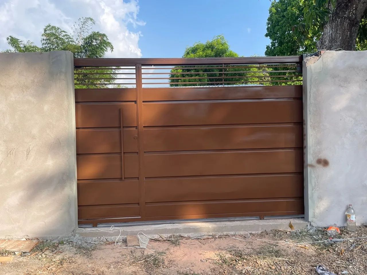 Portão galvanizado de correr - Foto 3
