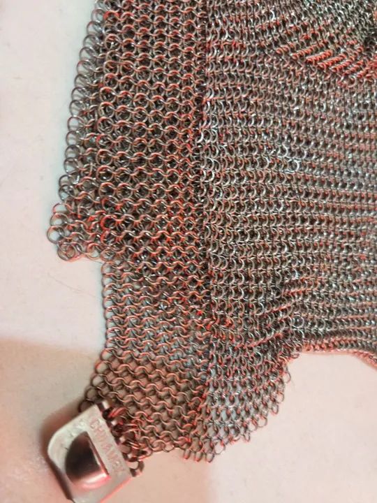 Luva De Segurança Malha Aço Inox Açougue Anticorte Chinamex - Foto 3