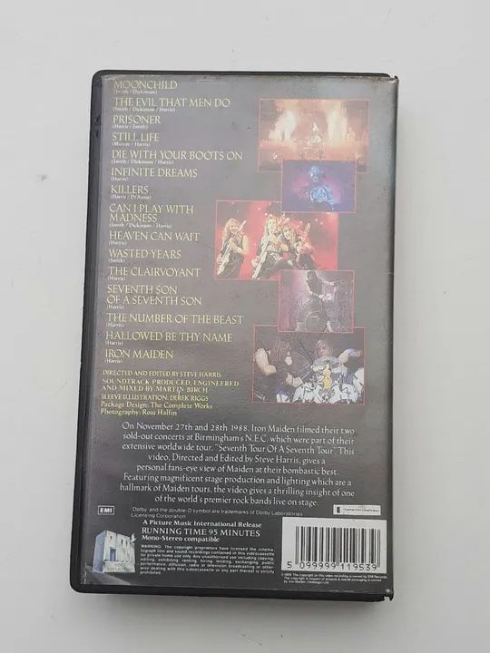 Iron Maiden England VHS  - Foto 2