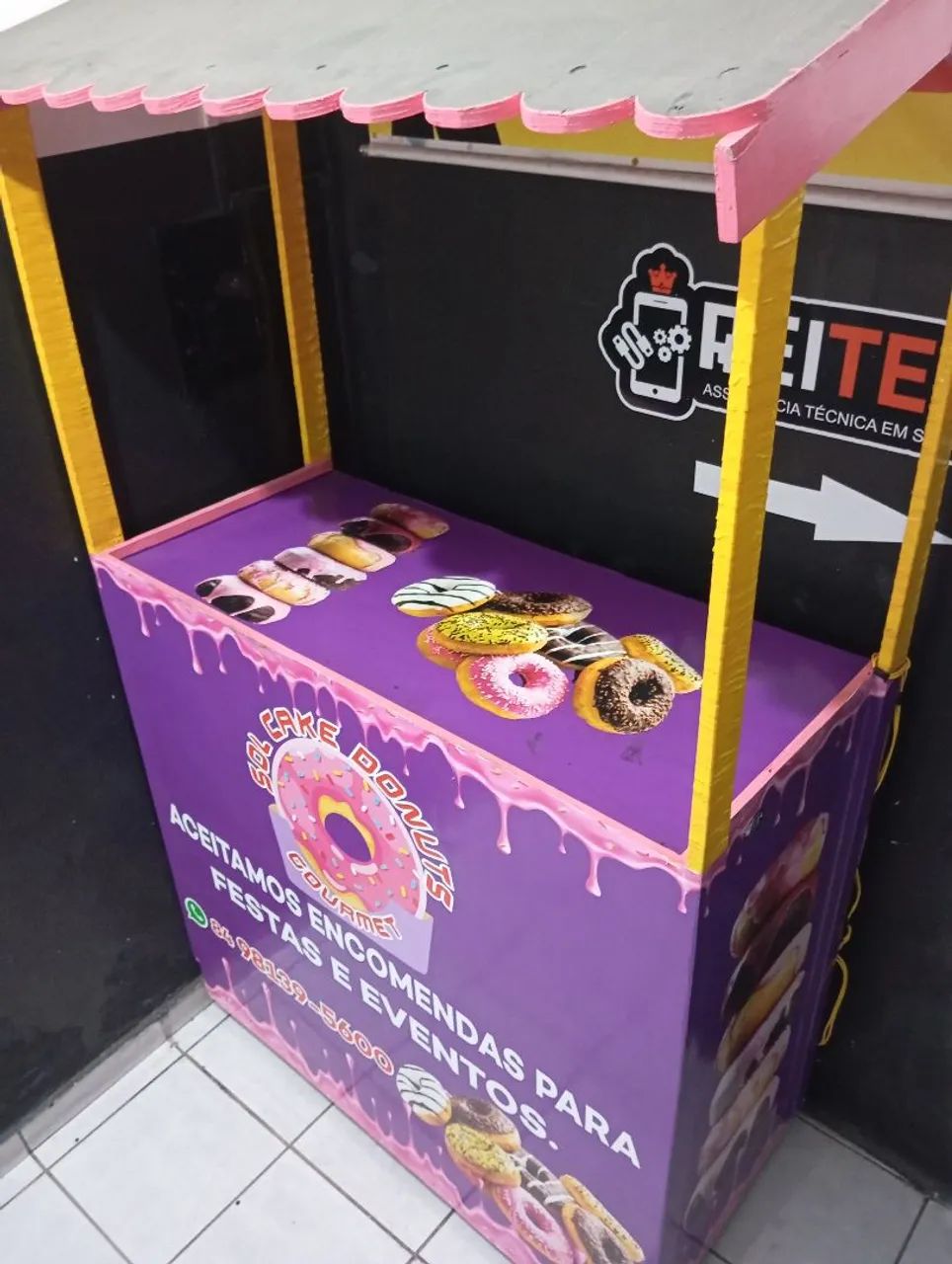 Barraca de madeira com rodinhas  - Foto 2