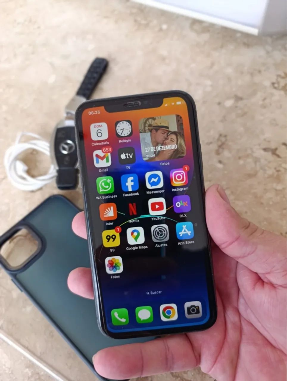 IPHON 11 64GB PRETO PERFEITO  - Foto 2