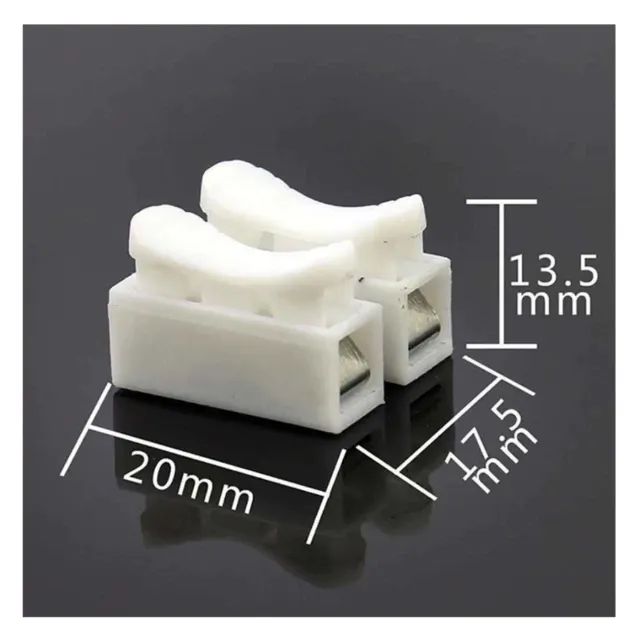 Kit 15 Peças Conector de Pressão Emenda Dupla Para Fios Engate Rápido - Foto 3