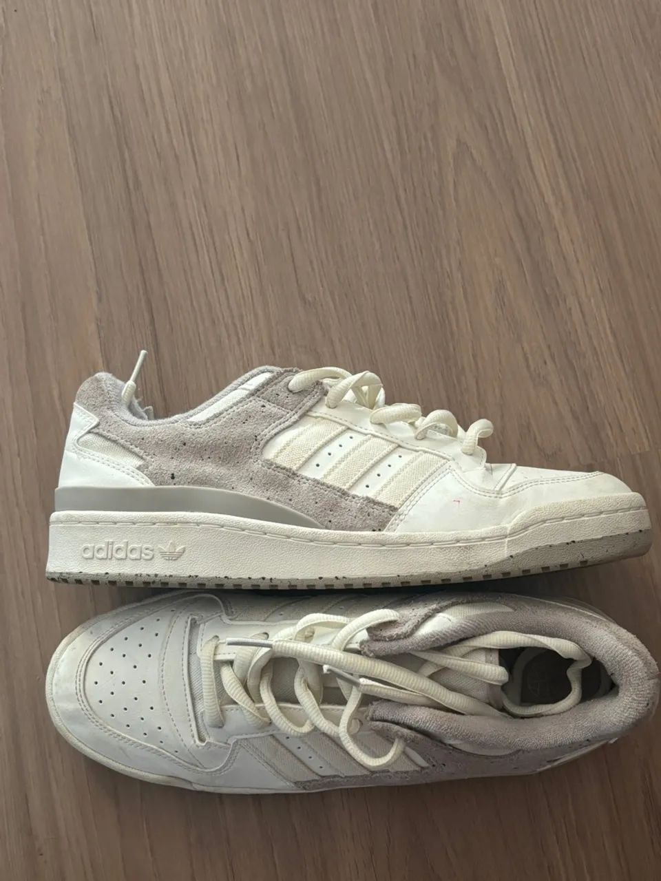 Tênis Adidas Forum Low - Bege usado duas vezes  - Foto 5