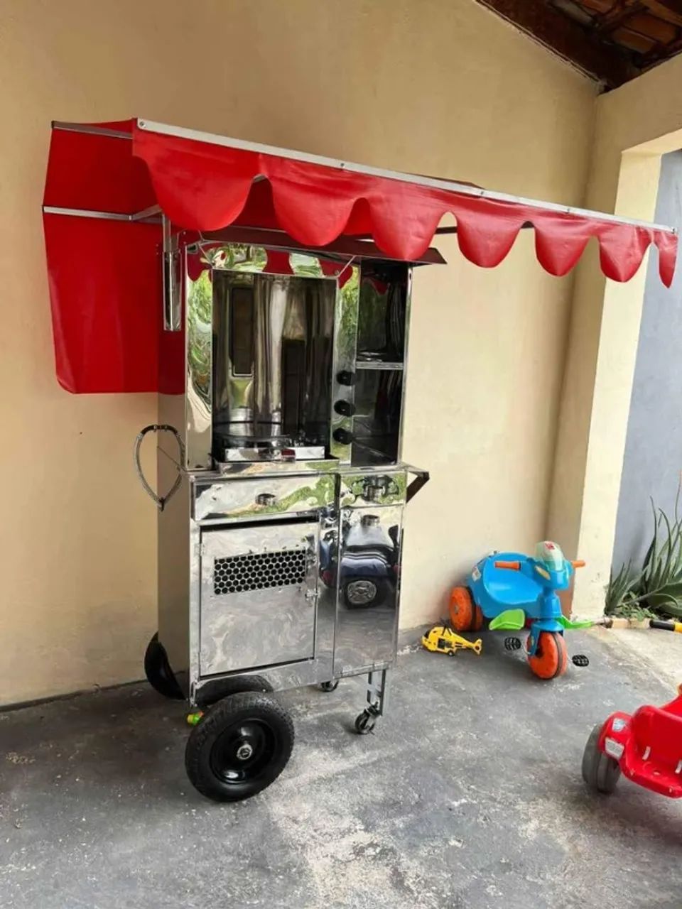 Carrinho de Churrasco Grego - novo Completo