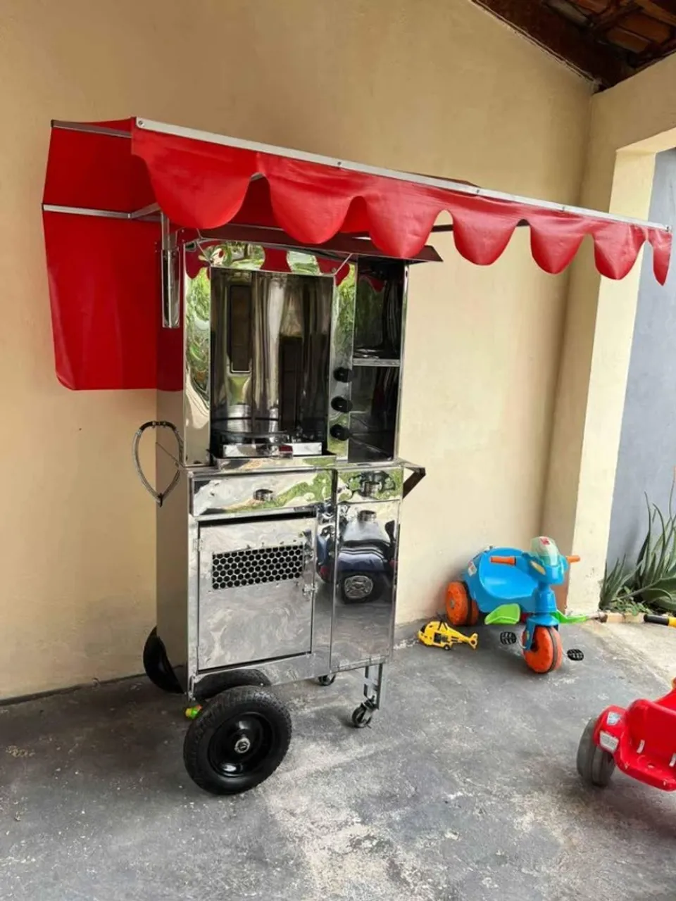 Carrinho de Churrasco Grego - novo Completo