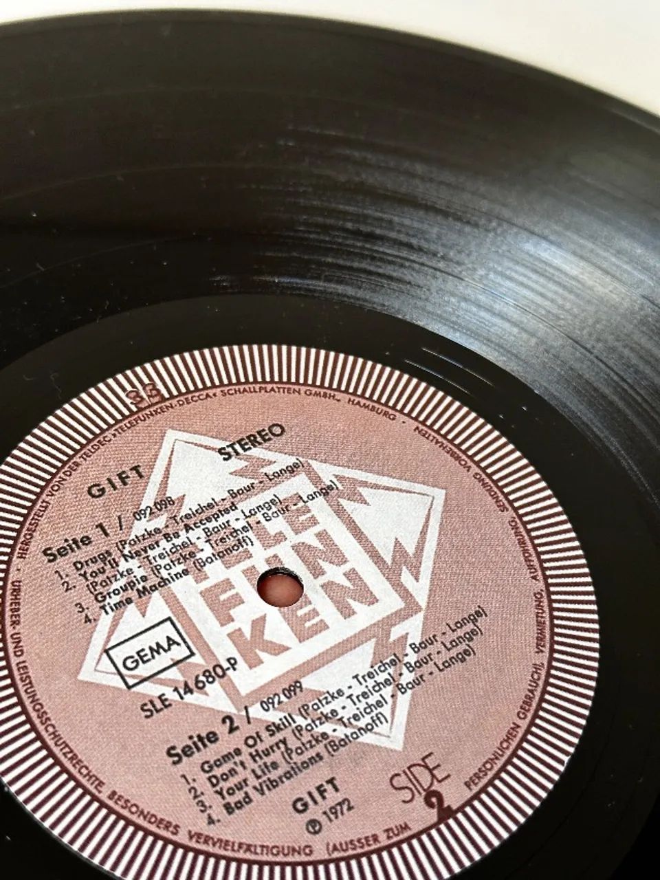Raro LP Vinil Gift da Telefunken original - Foto 3