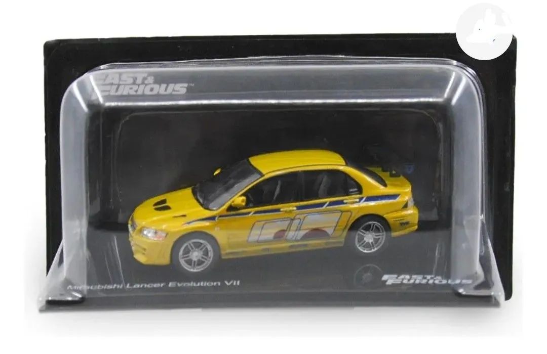 Miniatura Mitsubishi Lancer Evolution VII - Escala 1/43 - Coleção Velozes e Furiosos - Foto 3