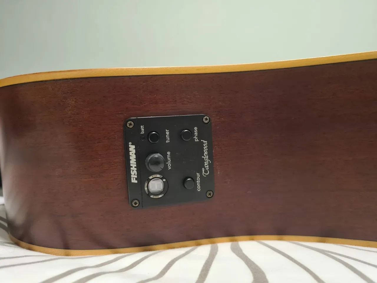 Violão Folk elétro-acústico - ótimo estado - Foto 4
