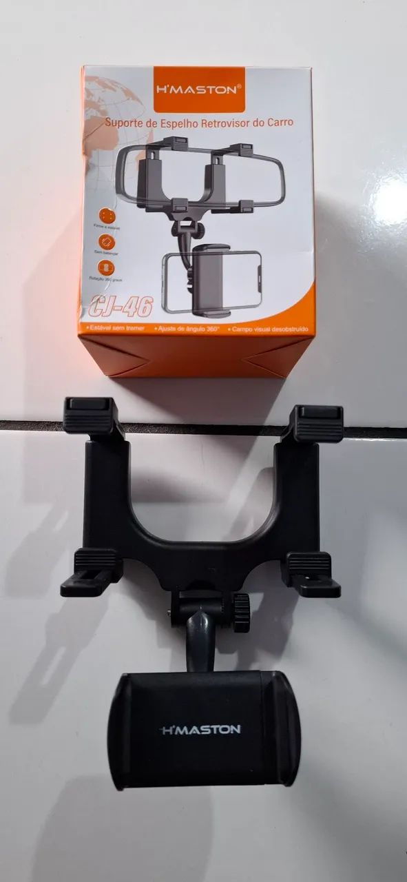 Suporte de celular para carro para usar no retrovisor 