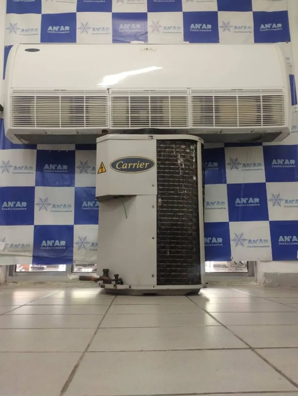 Ar condicionado Split Piso-Teto Carrier space 60.000 BTUS só Frio 220V trifásico  - Foto 5