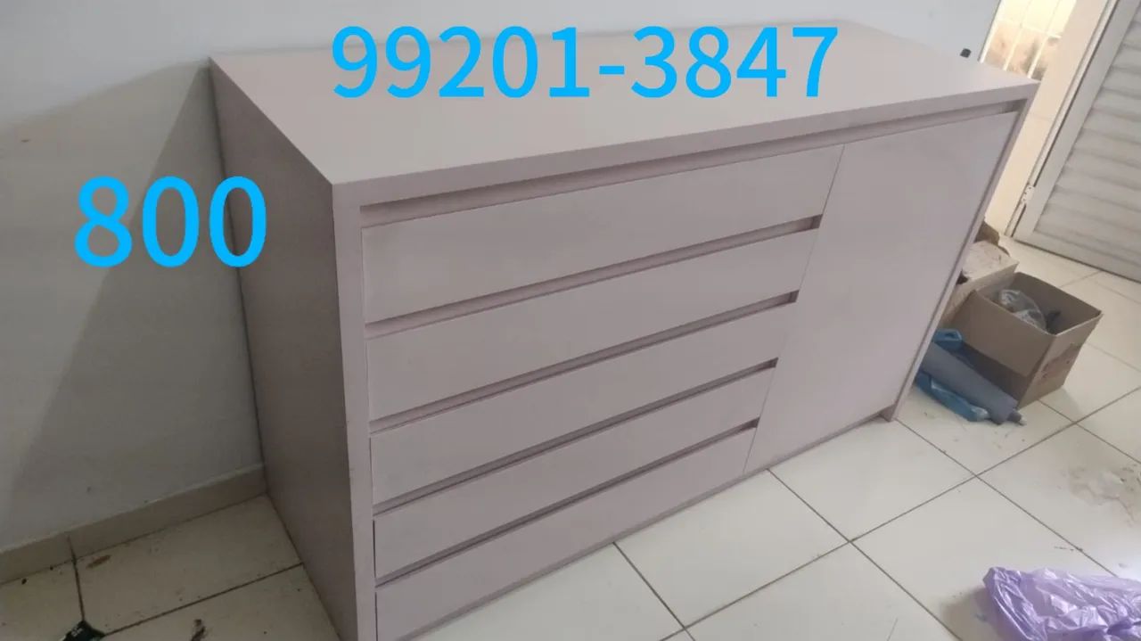 Gaveteiro 4 Gavetas Branco